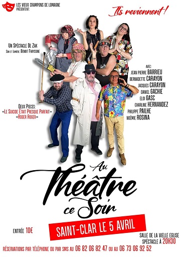 photo THEATRE  Samedi 5 avril