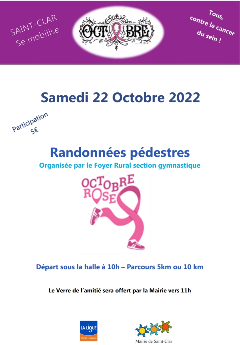 photo Octobre rose Randonnée