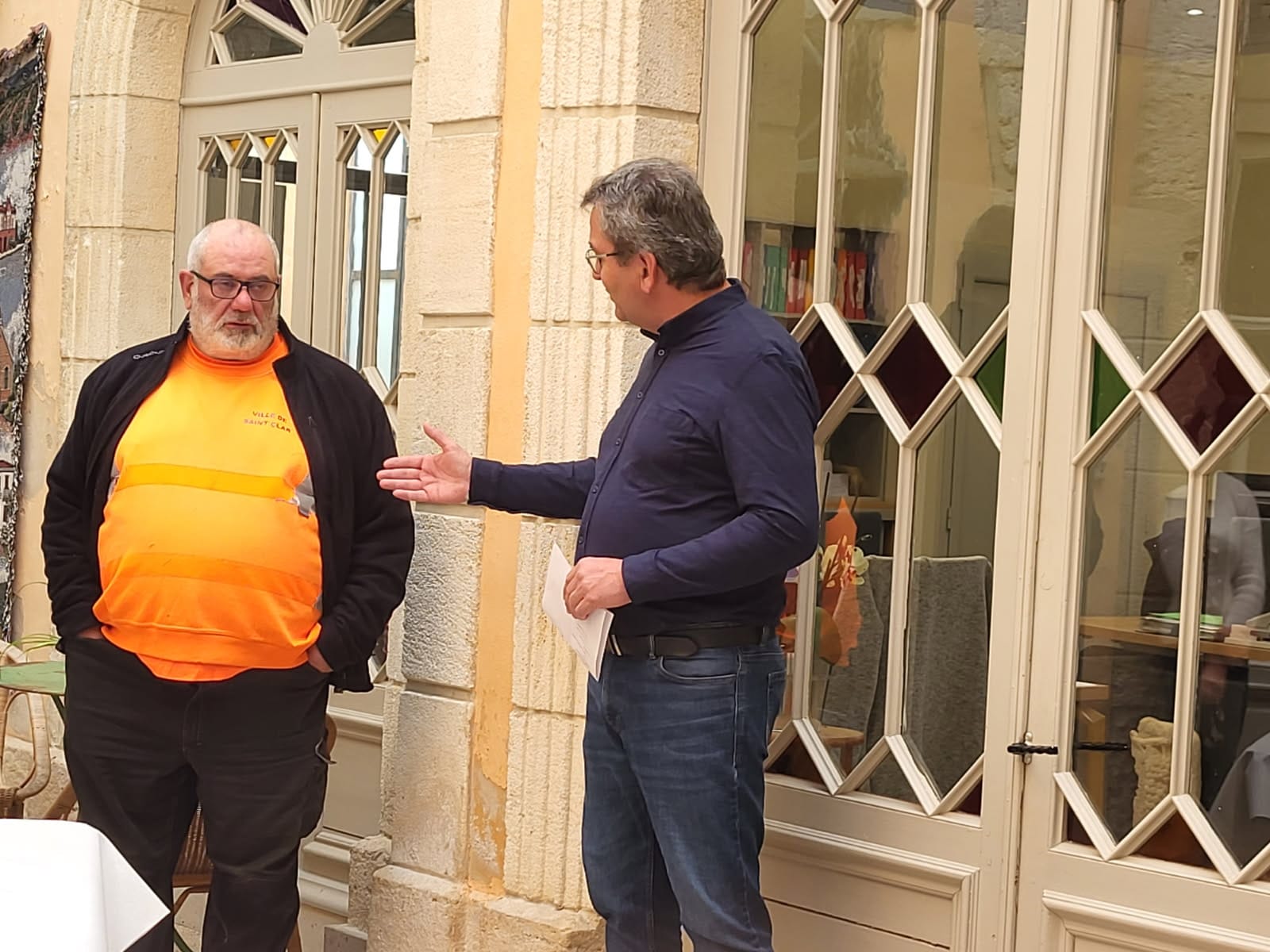 photo Services techniques de Saint-Clar : une nouvelle étape pour Stéphane Pellalo