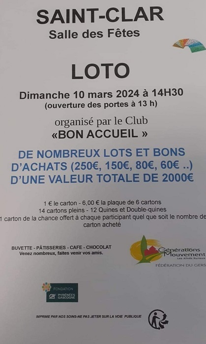 photo LOTO CLUB BON ACCUEIL