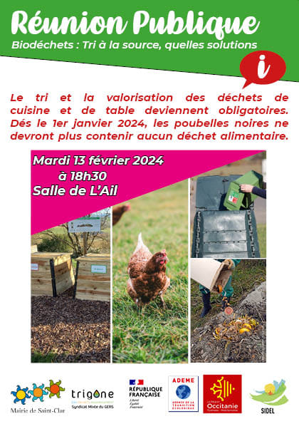 photo Réunion publique BIO DECHETS