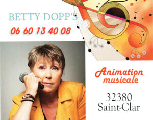 Logo BETTY DOPP&rsquo;S – Saint-Clar – Animation musicale