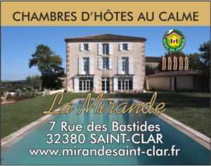 Logo LA MIRANDE DE SAINT-CLAR