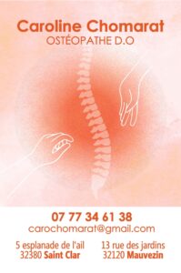 Logo OSTEOPATHE Caroline Chomarat