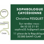 Logo SOPHROLOGUE Christine Fesquet Saint-Clar