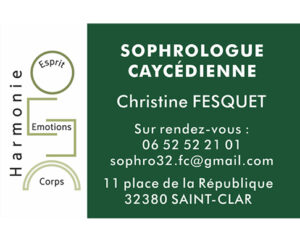 Logo SOPHROLOGUE Christine Fesquet Saint-Clar